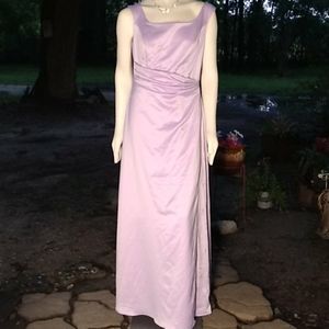 NWOT "Eden Maids" lavendar wrap bridesmaid dress
